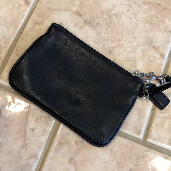 Leather Coach wristlet - Picture 2 of 3